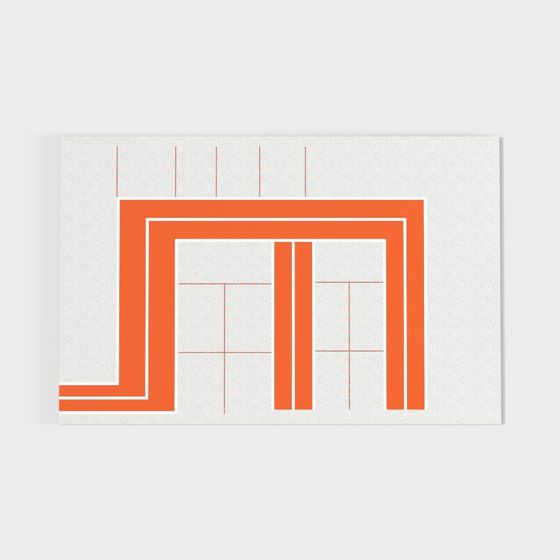 Abstract Geometric Door 3D model