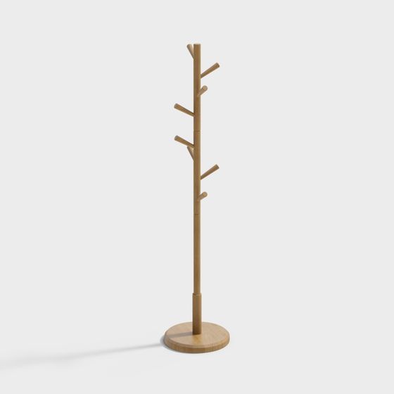 ที่แขวนเสื้อ (Gallo) J-JL-KQ-S-551-YMJ สีไม้