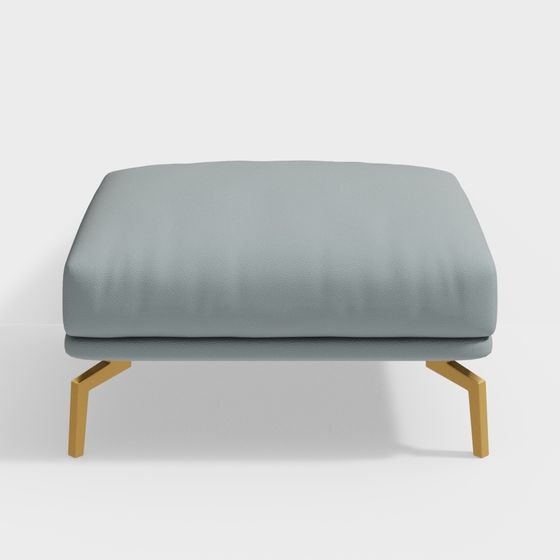 Urban Leisure Ottoman 3D model for Modern Interiors