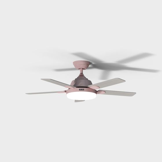 Elegant Modern Ceiling Fan 3D Model