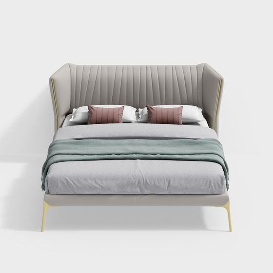 Urban Elegance 3D model Bed