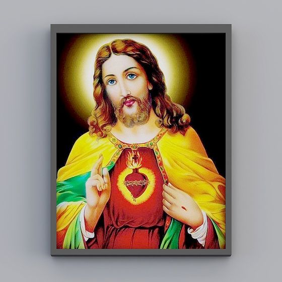 Sacred Heart of Jesus 3D model for Creative Projects
