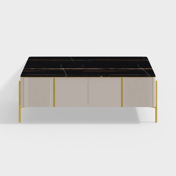 Urban Luxury Coffee Table 3D model for Modern Spaces