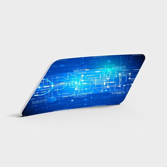 Future Circuit Board 3D model