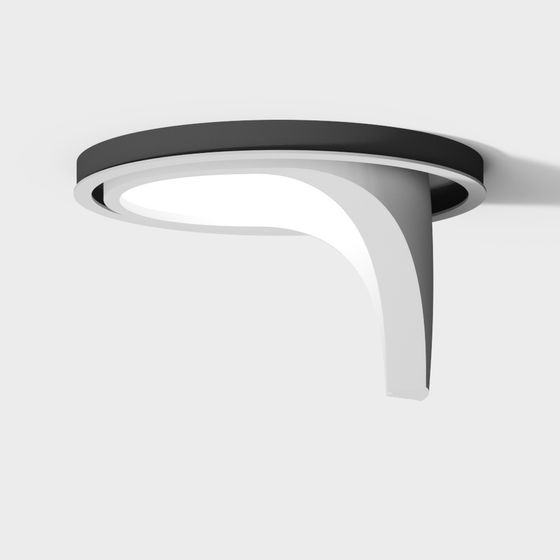 Curved Light 3D model