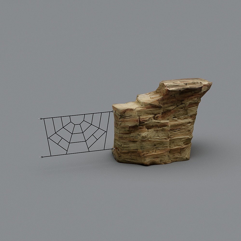 Mountain Rock Spirit 3D Model
