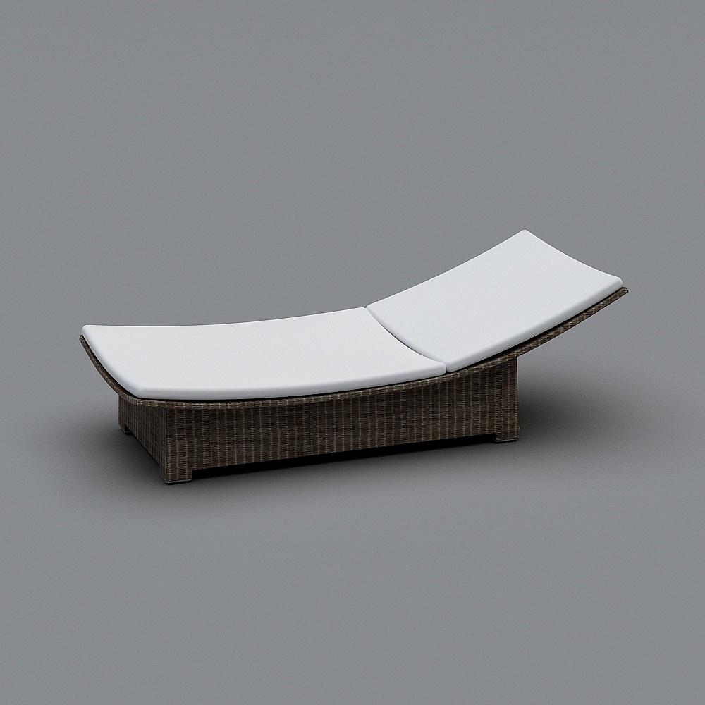 Casual Lounge Chair 3D model for Relaxed Living