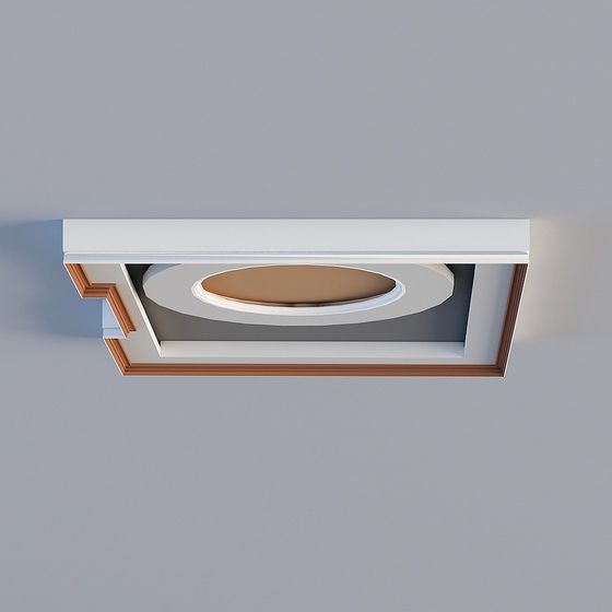 Modern Minimalist Ceiling Light Fixture 3D model