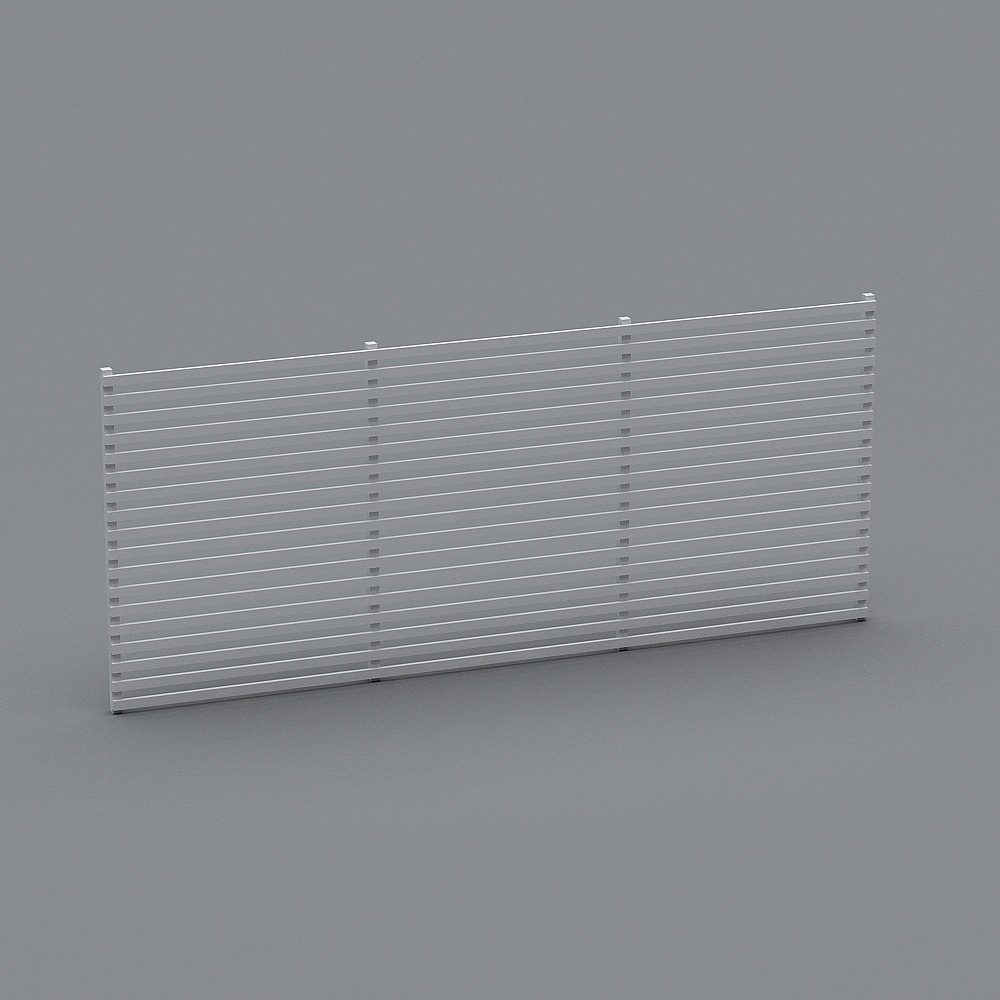 Clôture à lattes horizontales