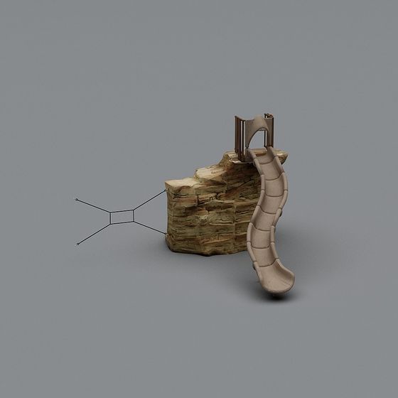 Rock Slide 3D model for Creative Projects