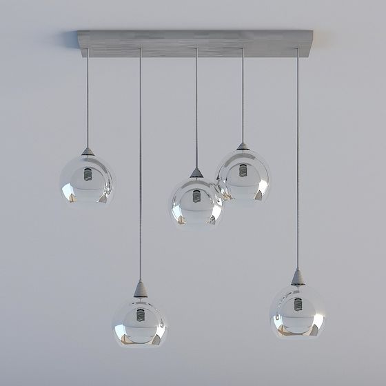 Firefly Light Fixture 3D Model in Gray