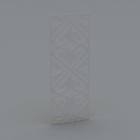 Elegant Lacy Panel 3D model