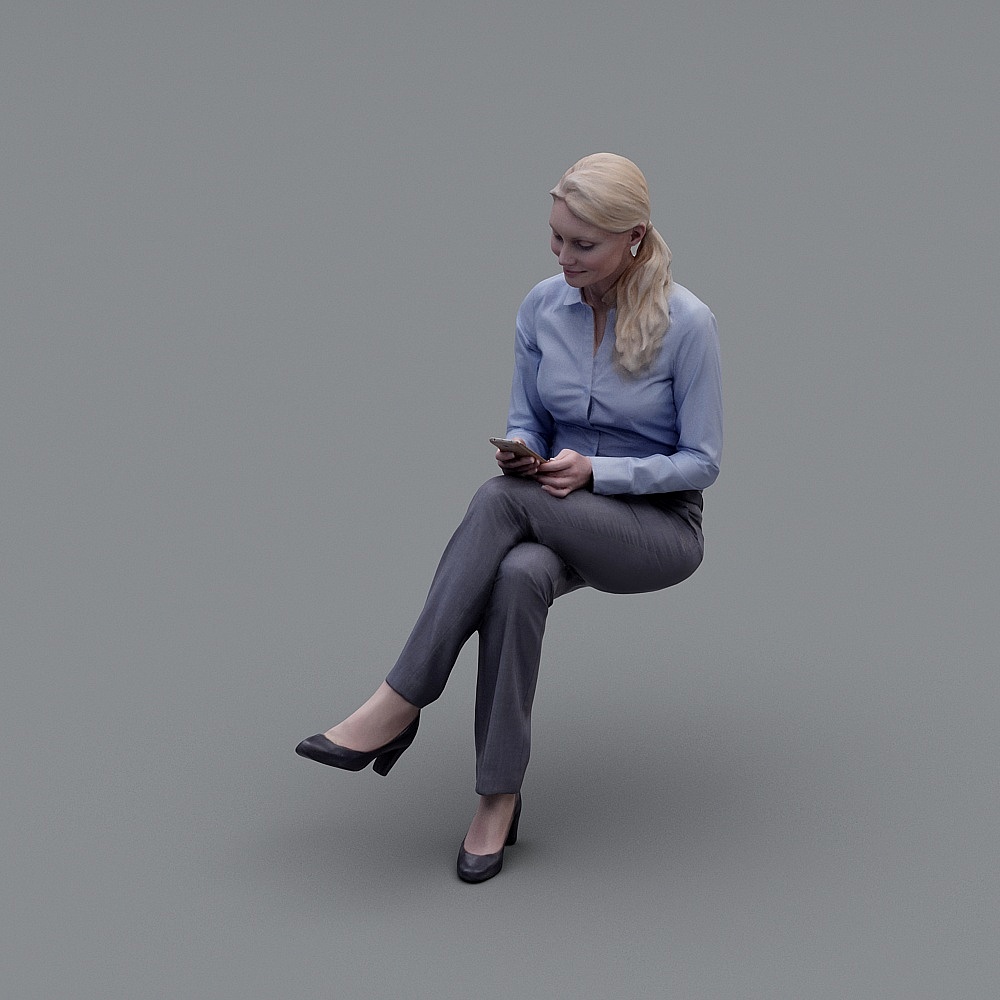 Elegant Working Professional 3D model