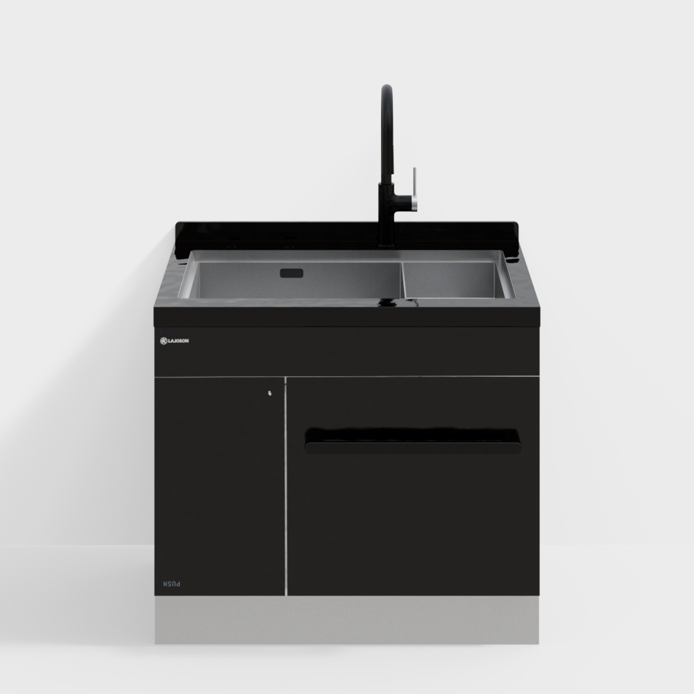 Modern Bathroom Vanity 3D model