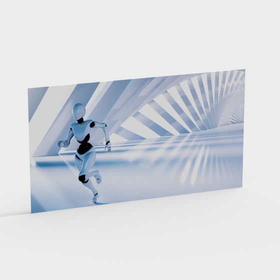 Futuristic Runner 3D model