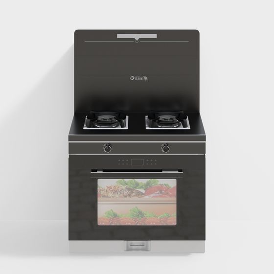 Elegant Gas Stove 3D Model for Modern Spaces