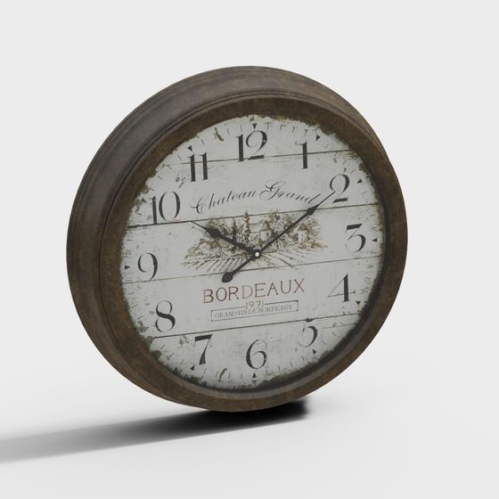 Reloj de pared de metal de 23" 52500