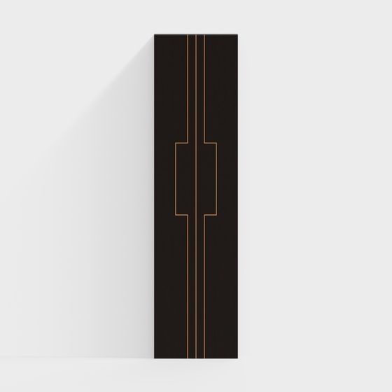 Art Deco Door Panel 3D model for Creative Projects
