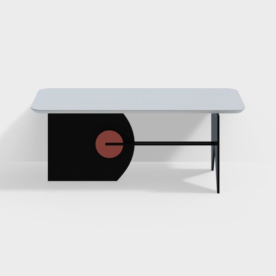 Geometric Art Desk 3D model