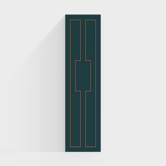Art Deco Door 3D model for Stylish Interiors