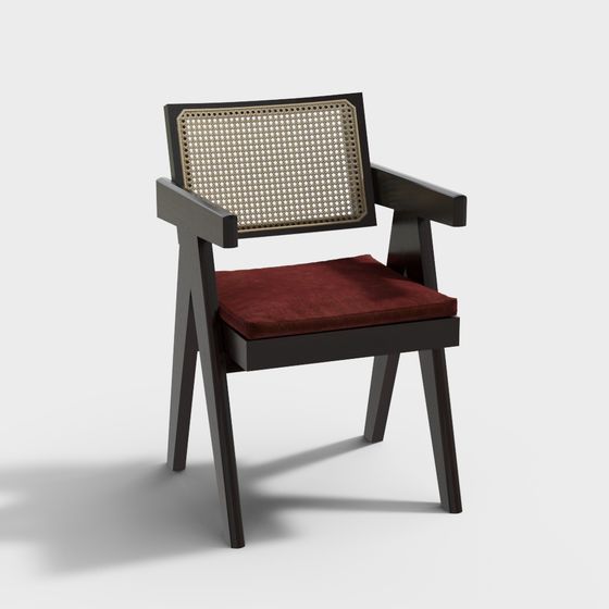 Retro Style Chair 3D model for Modern Interiors