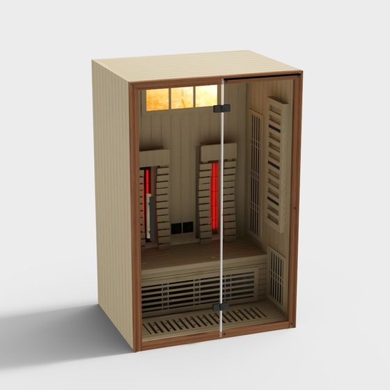 Cozy Nordic Sauna 3D Model