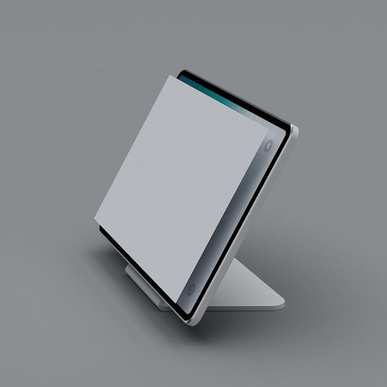 Stylish Minimalist 3D Tablet Model