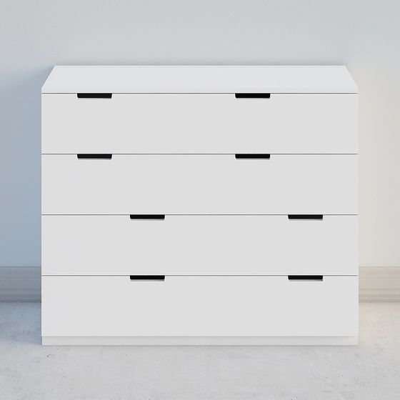 NORDLI+ngăn kéo+8+ngăn+120x97+trắng