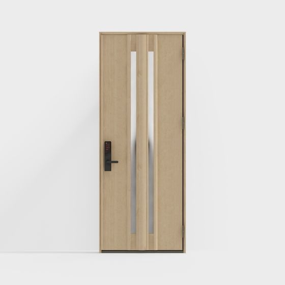 Stylish Minimalist Door 3D model for Creative Projects