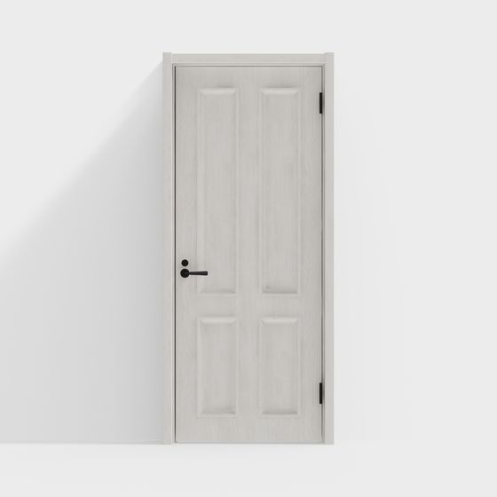 Minimalist 3D Model Door for Modern Interior Designs