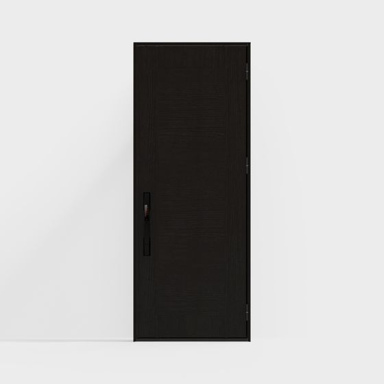 Porte en bois LIXIL - Porte d'entrée - D03 Porte Simple - B Couleur Bois de Pin Italien (Fini Bois) -