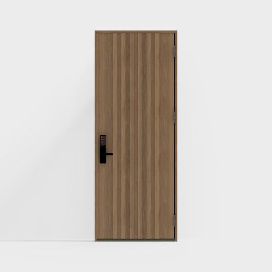 Stylish Minimalist Door 3D model for Contemporary Interiors
