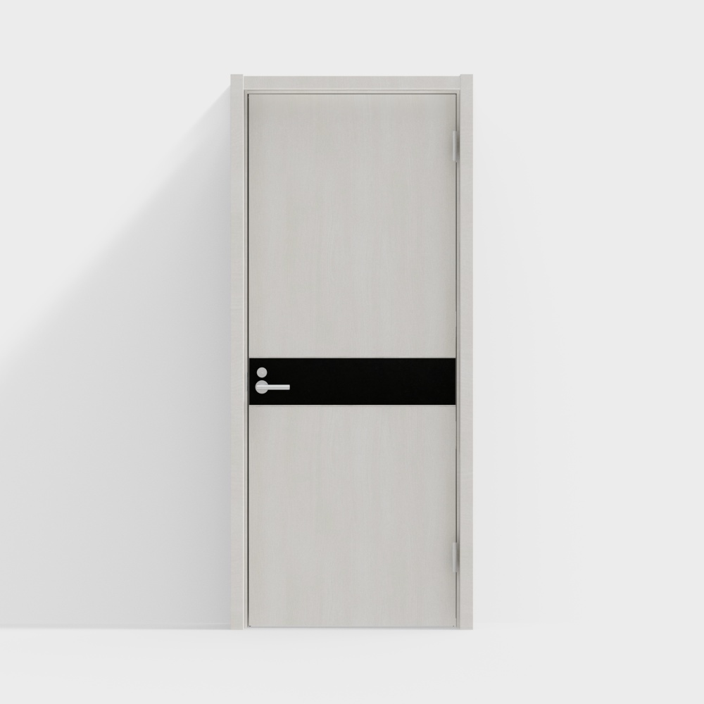 modern white door