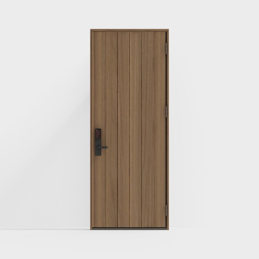 LIXIL -entry door-D02 single door-C Book Coffee (Wood