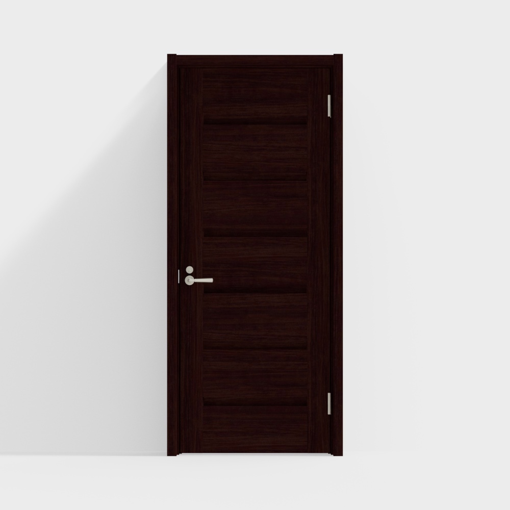 LIXIL wooden door - indoor door - BGA single door - DD black walnut color