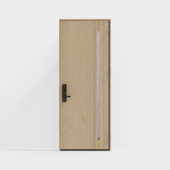 LIXIL -ประตูเข้าหมายเลข G03 ประตูเดียว-F สีเบจอ่อน (ไม้