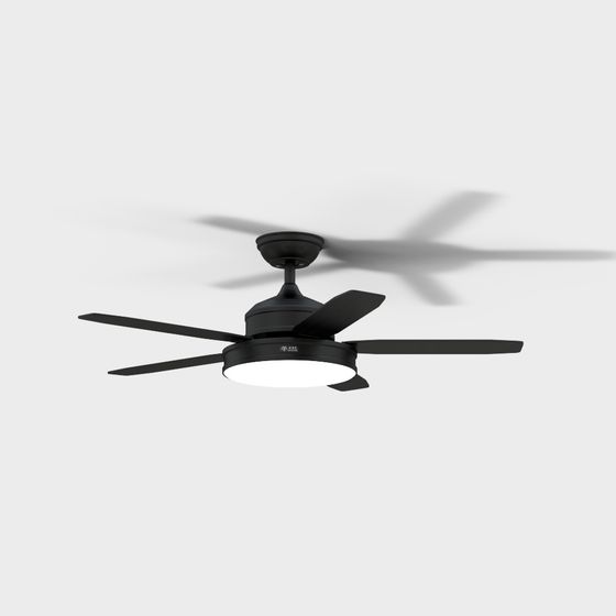 Elegant Minimalist Ceiling Fan 3D model