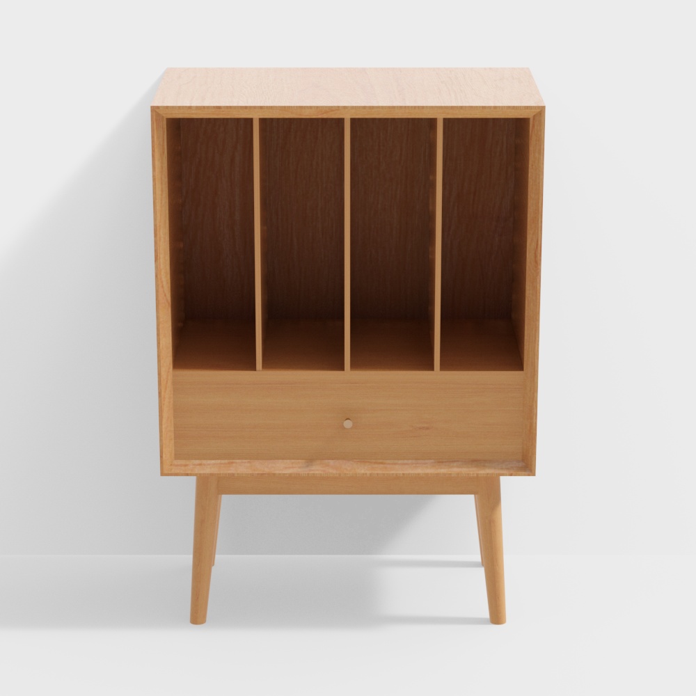 Small magazine cabinet