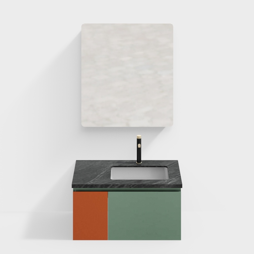 Counter basin cabinet vanity Ceramic wash basin wastafel westafel