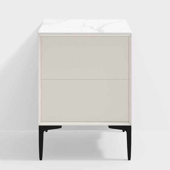 Urban Elegance Nightstand 3D model for Modern Spaces