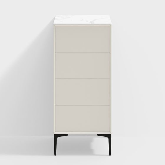 Urban Minimalist High Cabinet 3D model