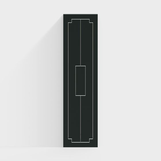 Art Deco Panel 3D model for Creative Spaces
