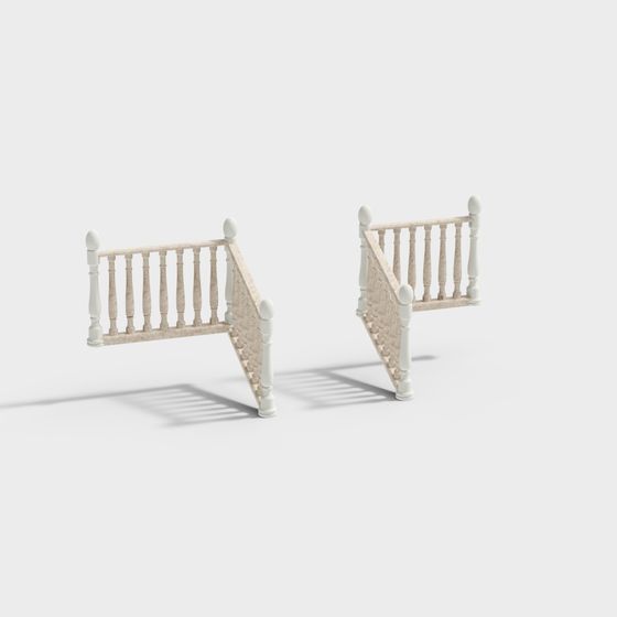 barandilla de mármol del patio