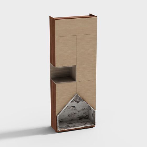 Urban Elegance Bookshelf 3D model