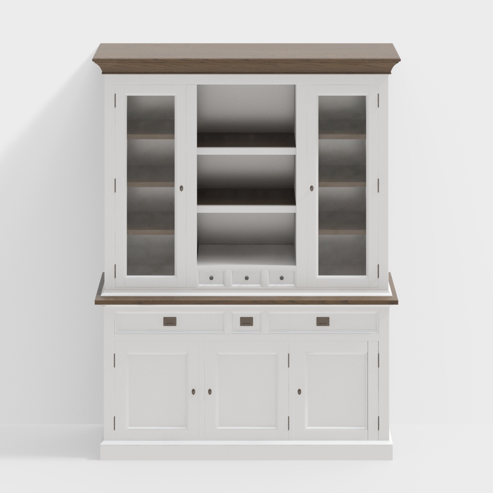 CNHH-DR07-F003 glass storage cabinet