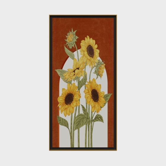 Sunflower Song 3D model for Creative Projects