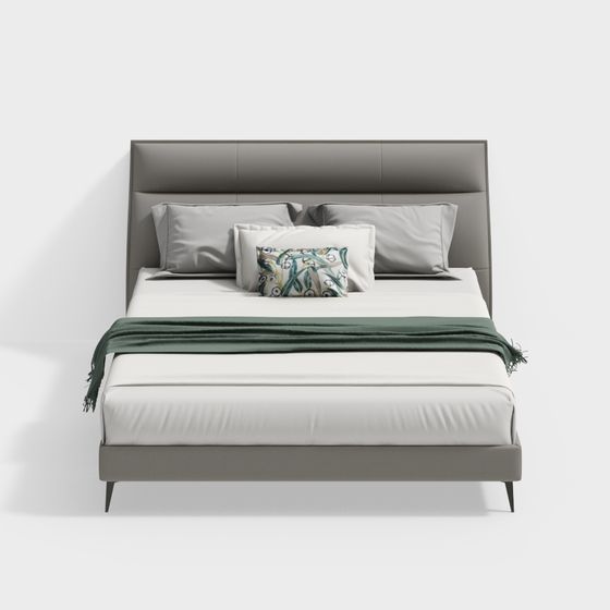 Urban Elegance 3D Model Bed