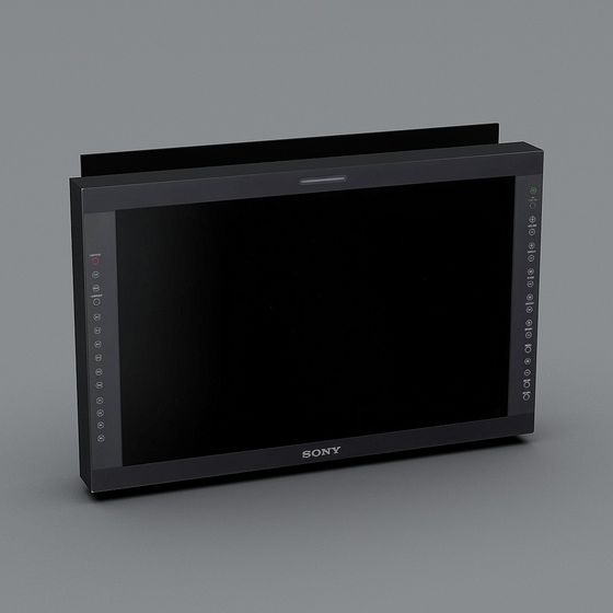 Sony Monitor 3D model for Creative Projects