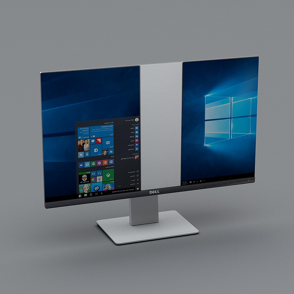 High-Detail Modern Monitor 3D model