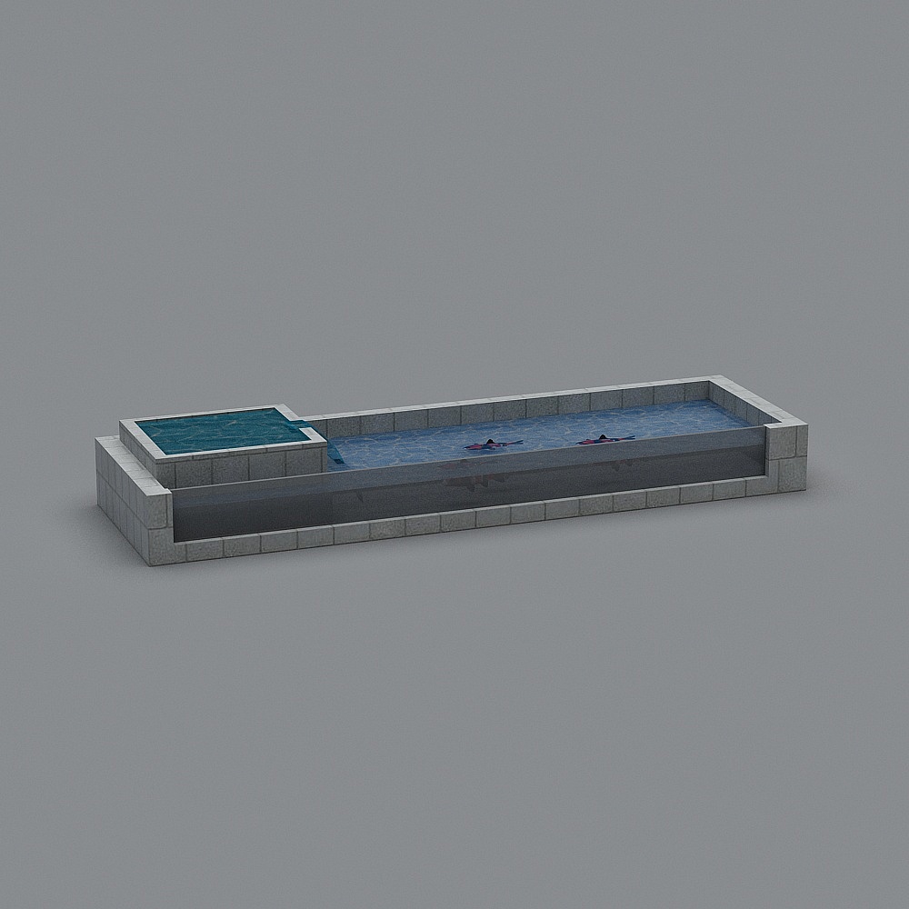 Urban Pool 3D model